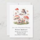 Recherche de mushroom baby shower invitations Mignon