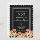 Recherche de tulipes rouges invitations Pour elle