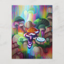 Recherche de motif psychédélique cartes postales Coloré