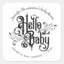 Recherche de bonjour bébé autocollants Fête de bébé