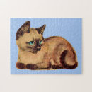 Recherche de siamois puzzles De chat siamois