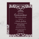 Recherche de dentelle blanche invitations Vintage