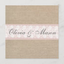 Recherche de chic minable romantique invitations Rustique