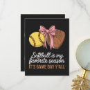 Recherche de softball vœux cartes Drôle