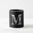 Recherche de tableau noir tasses Monogramme