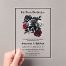 Recherche de mort invitations Crâne floral