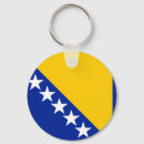 Recherche de la bosnie porteclés Drapeau