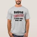 Recherche de charpentier retraité tshirts Retraite