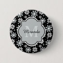 Recherche de fleurs blanches badges Nom