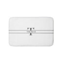 Zoek naar monogrammen badmatten Zwart wit