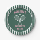 Recherche de tennis assiettes en papier Vert