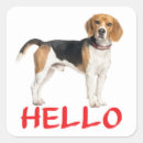 Recherche de chiot beagle autocollants Amour