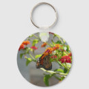 Recherche de papillon de monarque porteclés Fleurs
