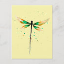 Recherche de libellule mignonne cartes postales Insecte