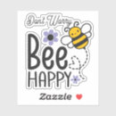 Recherche de abeille drôle autocollants Fleurs