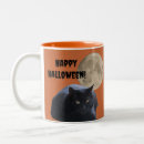 Recherche de chat lune tasses Heureux halloween