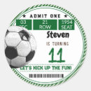Recherche de anniversaire football autocollants Balle