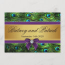 Recherche de pourpre paon invitations Épouser