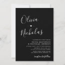 Recherche de monogramme mariage invitations Classique