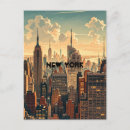 Recherche de manhattan vintage cartes postales New york
