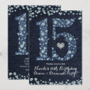 Recherche de de quinze ans anniversaire invitations Glamour