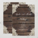 Recherche de bois de grange et dentelle invitations Pays