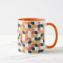 Recherche de les années 1960 minimalistes tasses Motif