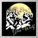 Recherche de loup blanc posters Lune