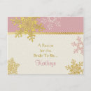 Recherche de flocons neige cartes postales Rose
