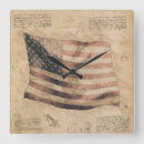 Recherche de drapeau des états unis horloges Vintage