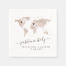 Zoek naar steden servetten Reis