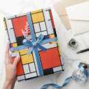Recherche de mondrian papier cadeau Abstrait