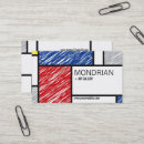 Zoek naar mondrian visitekaartjes Abstract