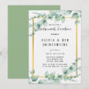 Recherche de greenery bridal shower invitations Feuille