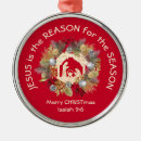 Recherche de bébé jésus ornements Raison de la saison