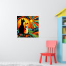 Recherche de chat abstrait posters Amusant