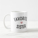 Recherche de soeur préférée tasses Drôle