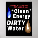 Zoek naar aardgas posters Fracking