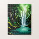 Recherche de belle cascade puzzles Nature