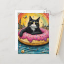 Recherche de vacances chat cartes postales Coloré