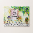Recherche de vélo puzzles Fleurs
