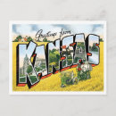Recherche de salutations du kansas cartes postales Voyage