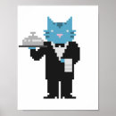 Recherche de serveuse posters Chat