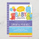 Zoek naar dinosaure baby shower invitations Mother to be