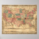 Recherche de cartes des etats unis posters État
