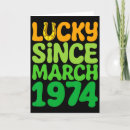 Recherche de st patrick anniversaire cartes Feuille de trèfle