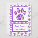 Recherche de pawty invitations Bleu