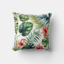 Recherche de fleurs exotiques coussins Feuillage