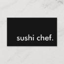 Recherche de chef sushi cartes visite Cuisinier