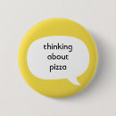 Recherche de pizza drôle badges Humour